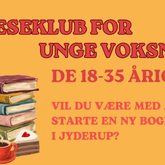 Læseklub for unge voksne på Jyderup Bibliotek 